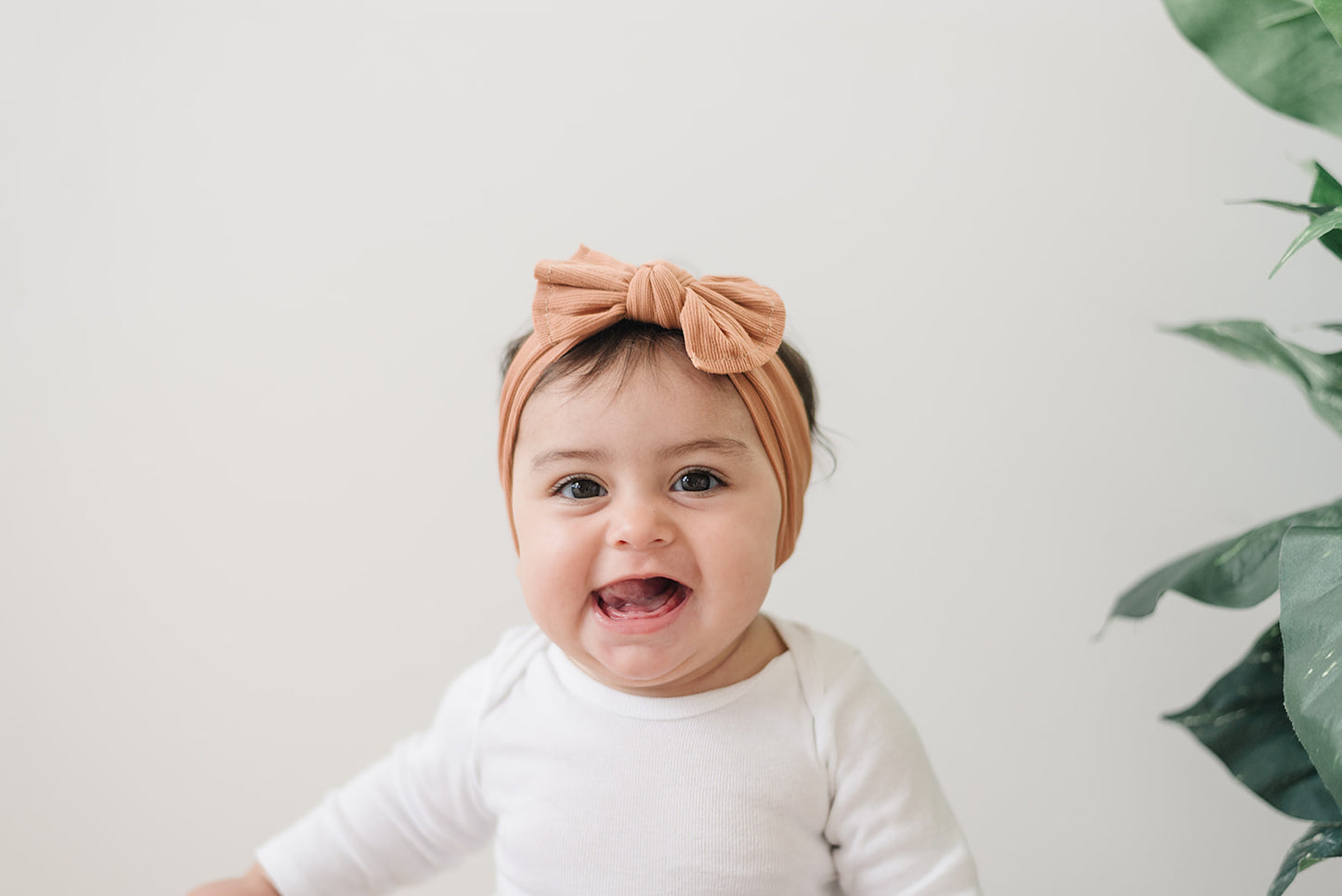 Trendy Ribbed Nylon Baby Headbands
