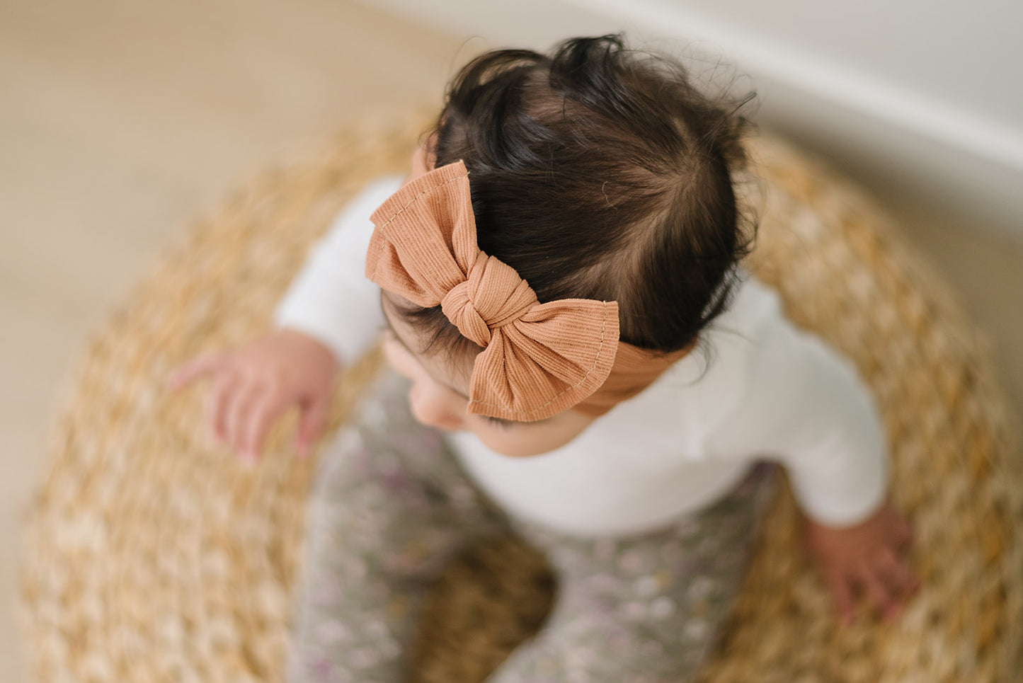Trendy Ribbed Nylon Baby Headbands