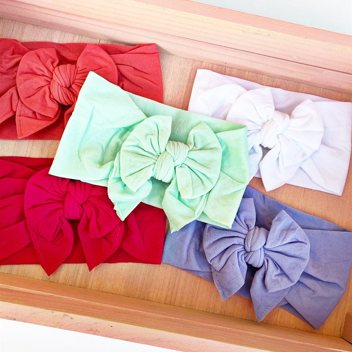 Bright colors Cutest Nylon Headbands - Golden Dot Lane