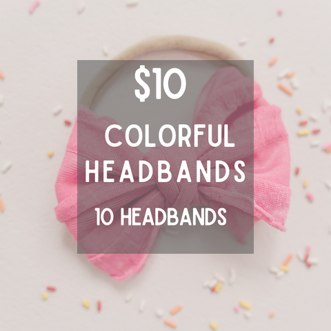 $10 Colorful Headbands Grab Bags