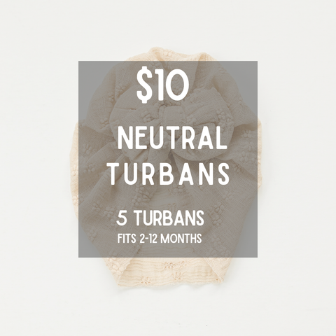 $10 Neutral Turban Grab Bags