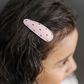 Blush and Red Little Heart Snap Hair Clips