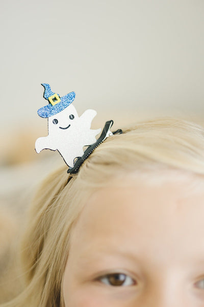 Cutie Ghost Witch Sparkle Hair Clip