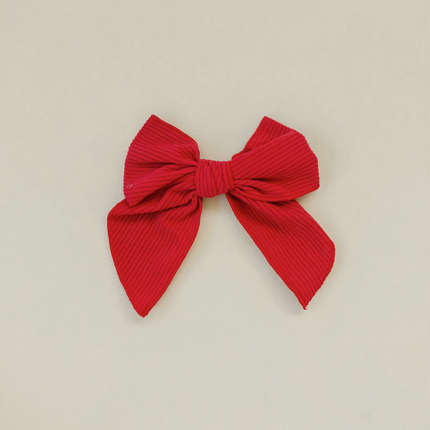 Big Beautiful Corduroy Hair Bow Clip