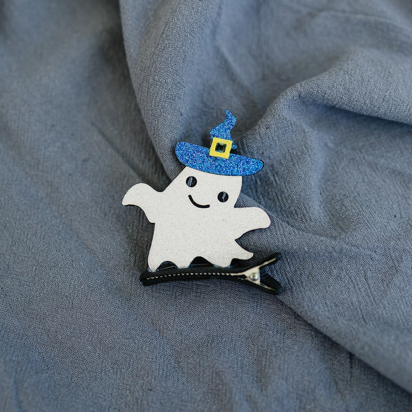 Cutie Ghost Witch Sparkle Hair Clip