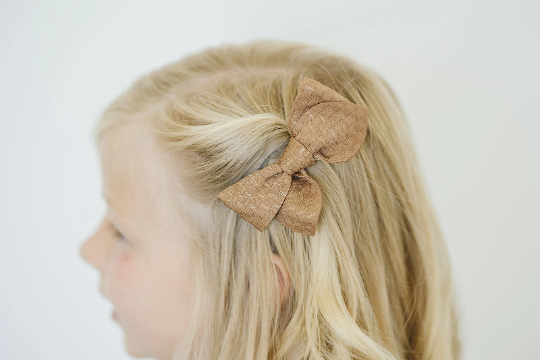 Set of 4 Fall Neutrals Square Textured Hair Clips