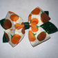 Pumpkin glitter grosgrain