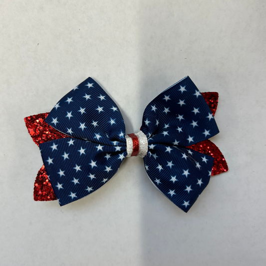 4th of July Navy 5" Grosgrain