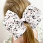 7" Darling Floral Grosgrain Hair Bow