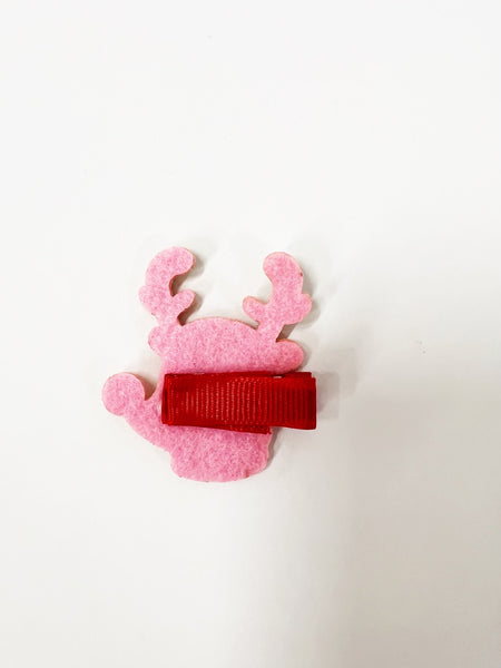 Extra Sparkle Rudolph Clip