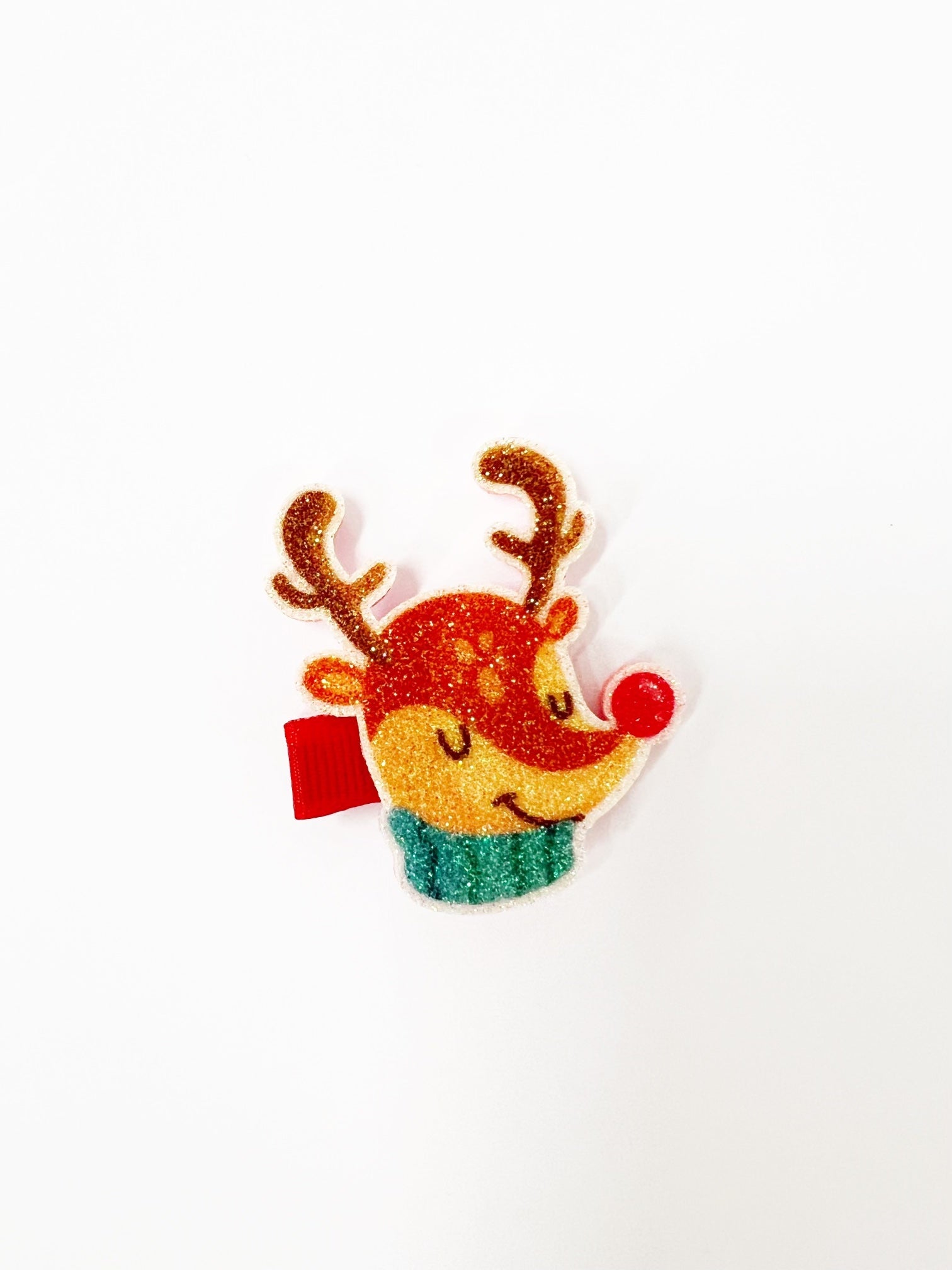 Extra Sparkle Rudolph Clip