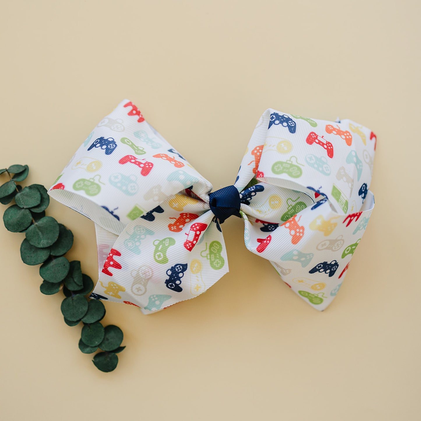 7" Gamer Girl Grosgrain Hair Bow