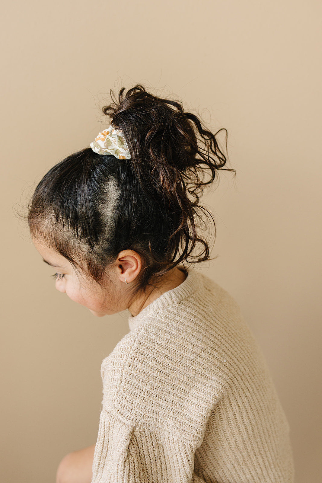 Neutral Rainbow Hair Tie Scrunchies