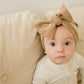 Winter Texture Neutral Bow Baby Headband