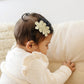 Triple Flower Embroidered Hair Snap Clip