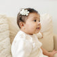 Triple Flower Embroidered Hair Snap Clip
