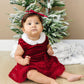 Skinny Velvet Hair Bow Hard Headband