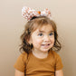 7" Football and Bow Grosgrain Hair Bow