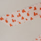 Teddy Bear Love Scallop Long Ribbon Bow