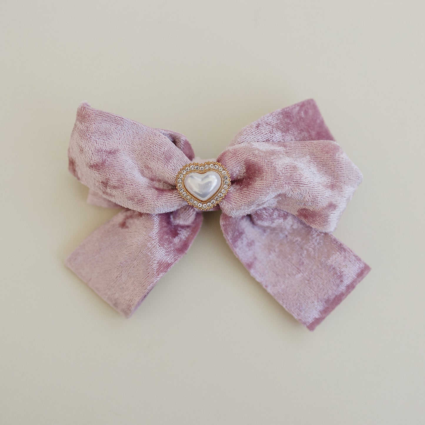 Glam Velvet Valentine Hair Bow 