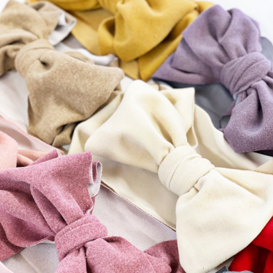 Thick Soft Messy Bow Headbands