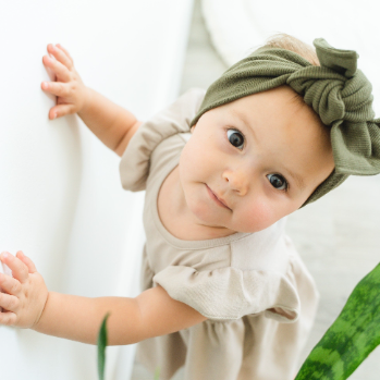 Thick Ribbed Headbands Golden Dot Lane