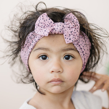 Trendy Dalmatian Dot Nylon Headband