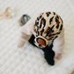 Leopard Print Baby Bun Turban