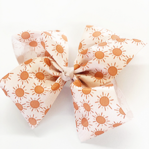 Summer Sunshine 7” Grosgrain Bow