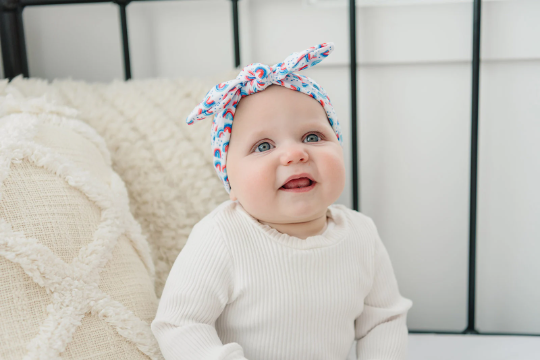 4th of July Rainbow Summer Bow Headband