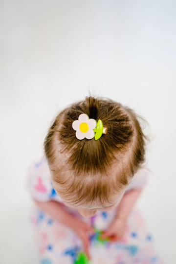 Cutest Blush Flower Acrylic Hair Clip