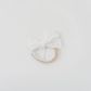 Lightweight Cotton Swiss Dotted Hair Bow