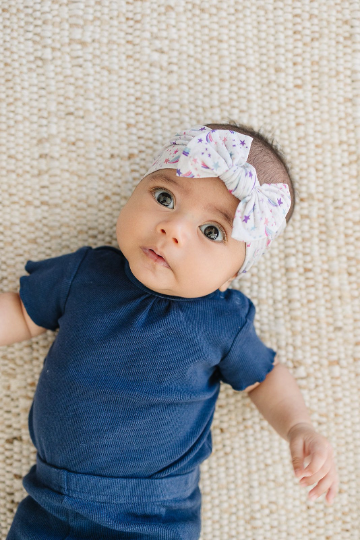 Shooting Star Ivory Nylon Headband