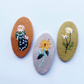 Floral Embroidered Snap Clips - Golden Dot Lane