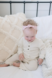 Knotted Sunset Rainbow Baby Nylon Headband
