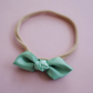 Petite Silky Knotted Ribbon Hair Bow