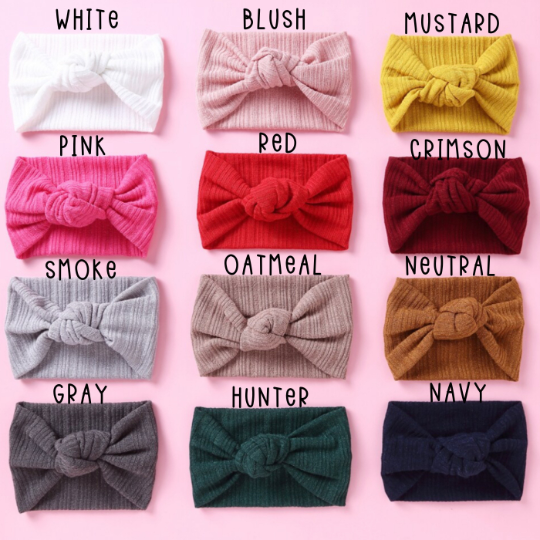 Knotted Sweater Knit Headbands
