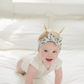 Olive and Neutral Twig Floral Nylon Headband
