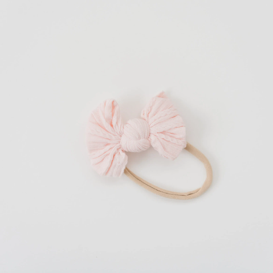 Cable Knit Nude Nylon Headband