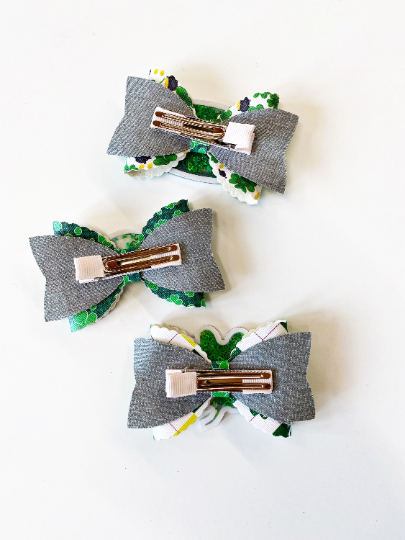 Glitter Glam St. Patrick’s Day Hair Clips