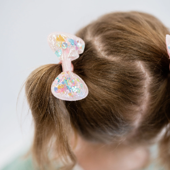 Confetti Shaker Bow Pigtail Sets