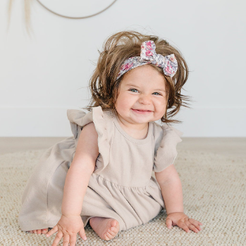 Trendy Vintage Floral Nylon Headband