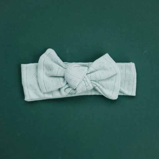 Dainty Dotted Darling Baby Bow Headband