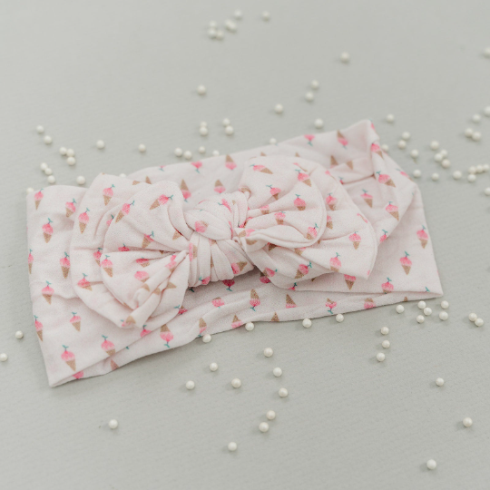 Cherry On Top Ice Cream Nylon Headband
