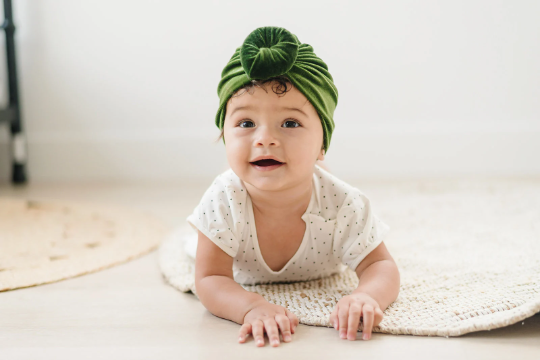 Baby Bun Velvet Turbans