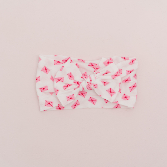 Love Letters Nylon Valentine Headband