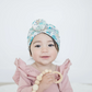Beautiful Blue Blossom Bun Baby Turban