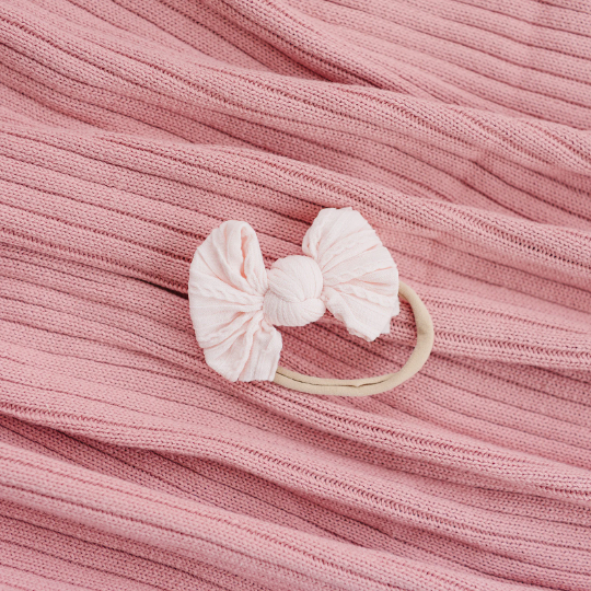 Cable Knit Nude Nylon Headband