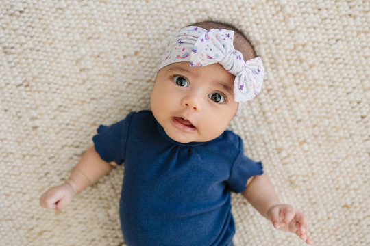 Shooting Star Ivory Nylon Headband