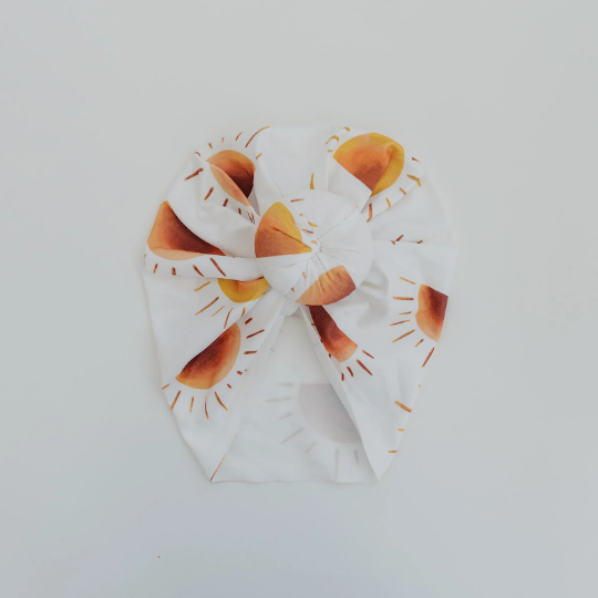 Summer Sunshine Baby Bun Turban